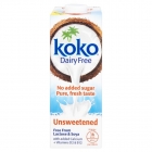 cheap coconut milk Koko Dairy Free Unsweetened Alternative Longlife Milk 1L