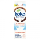 cheap coconut milk Koko Dairy Free Unsweetened Alternative Milk 1 Litre